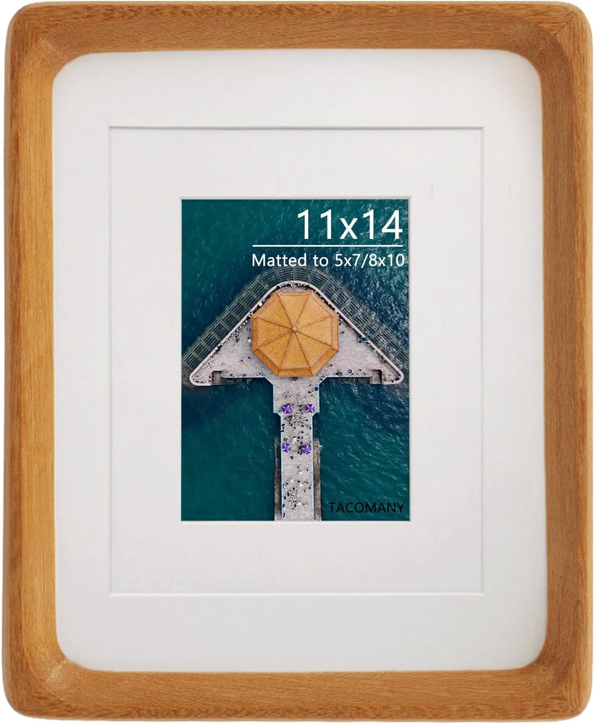 Carol Natural Wood Rectangle Picture Frame