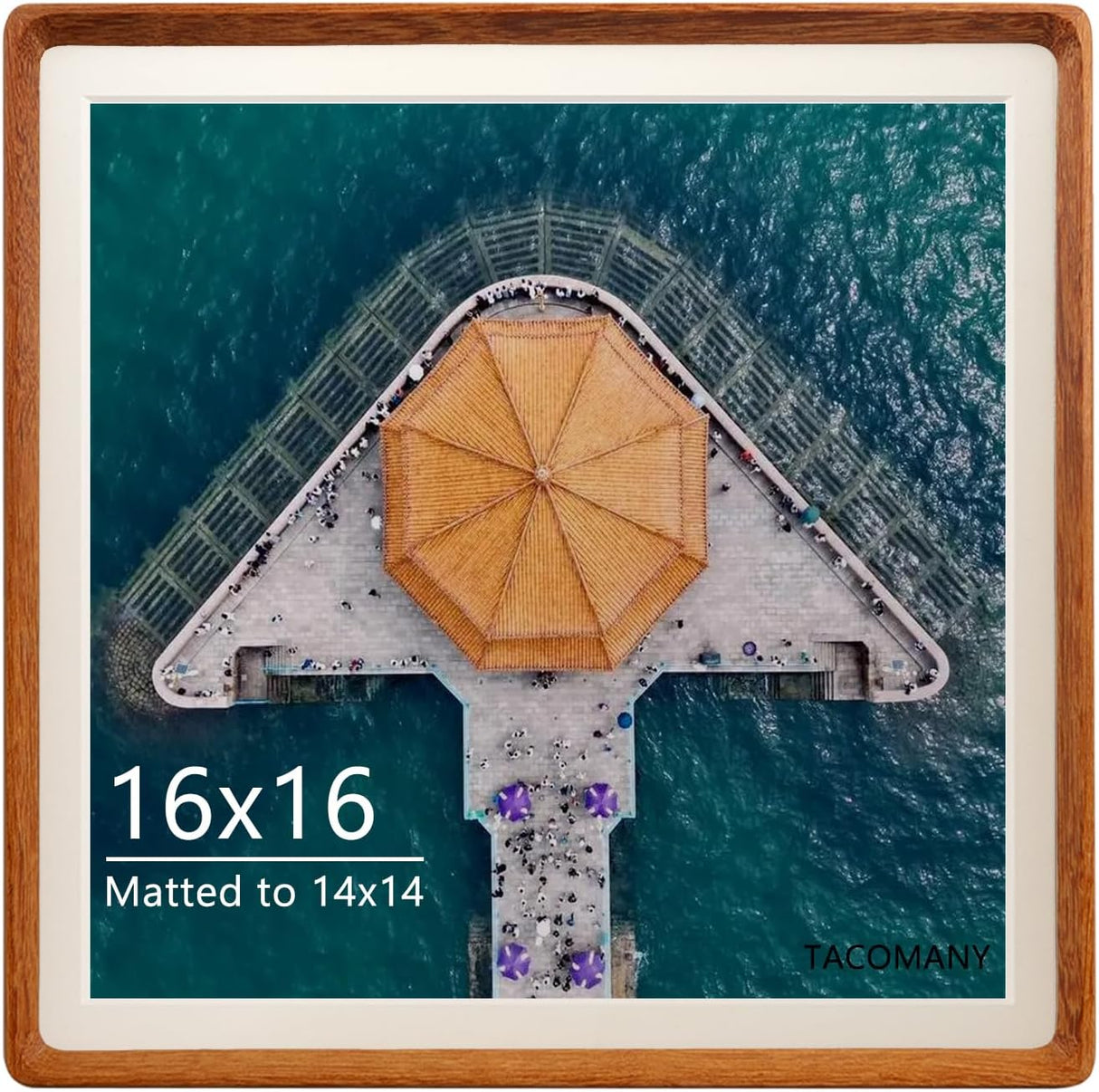 Carol Natural Wood Square Picture Frame