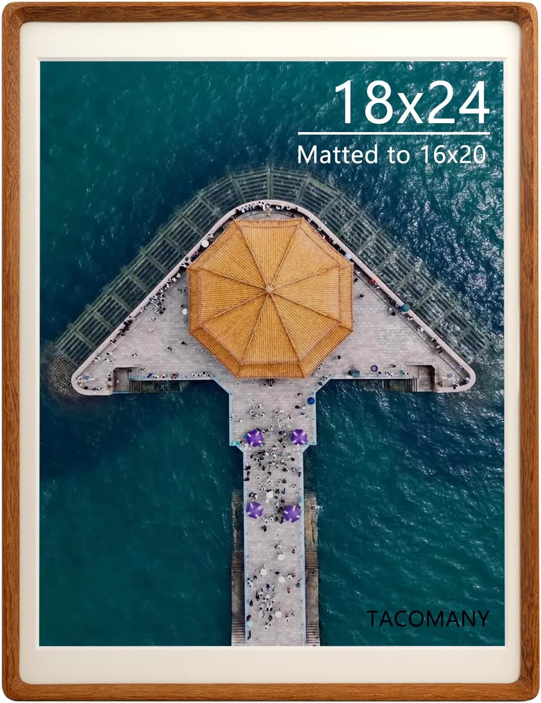 Carol Natural Wood Rectangle Picture Frame