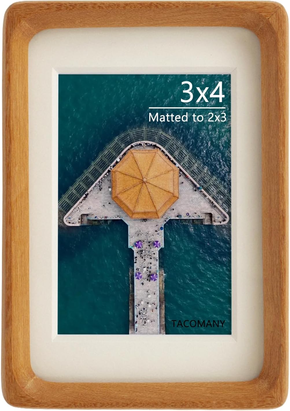 Carol Natural Wood Rectangle Picture Frame