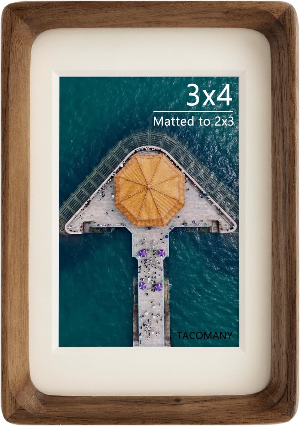 Carol Natural Wood Rectangle Picture Frame