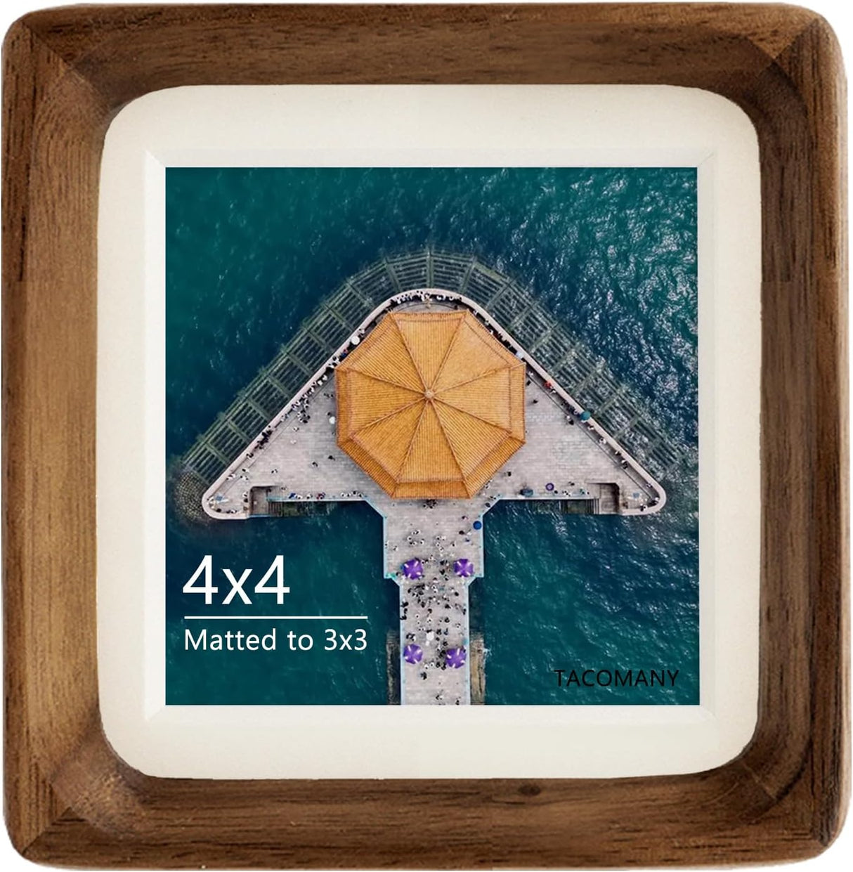 Carol Natural Wood Square Picture Frame