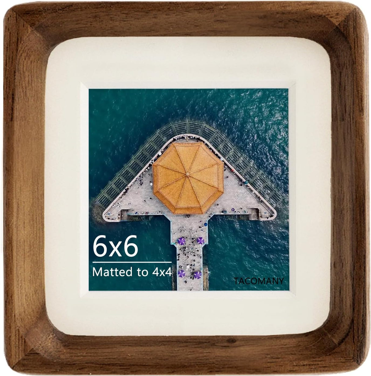 Carol Natural Wood Square Picture Frame