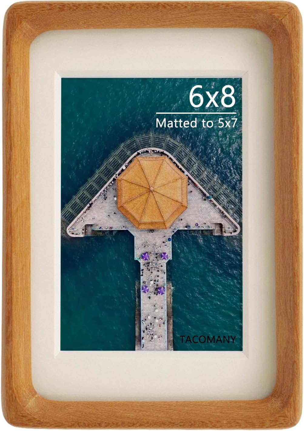 Carol Natural Wood Rectangle Picture Frame