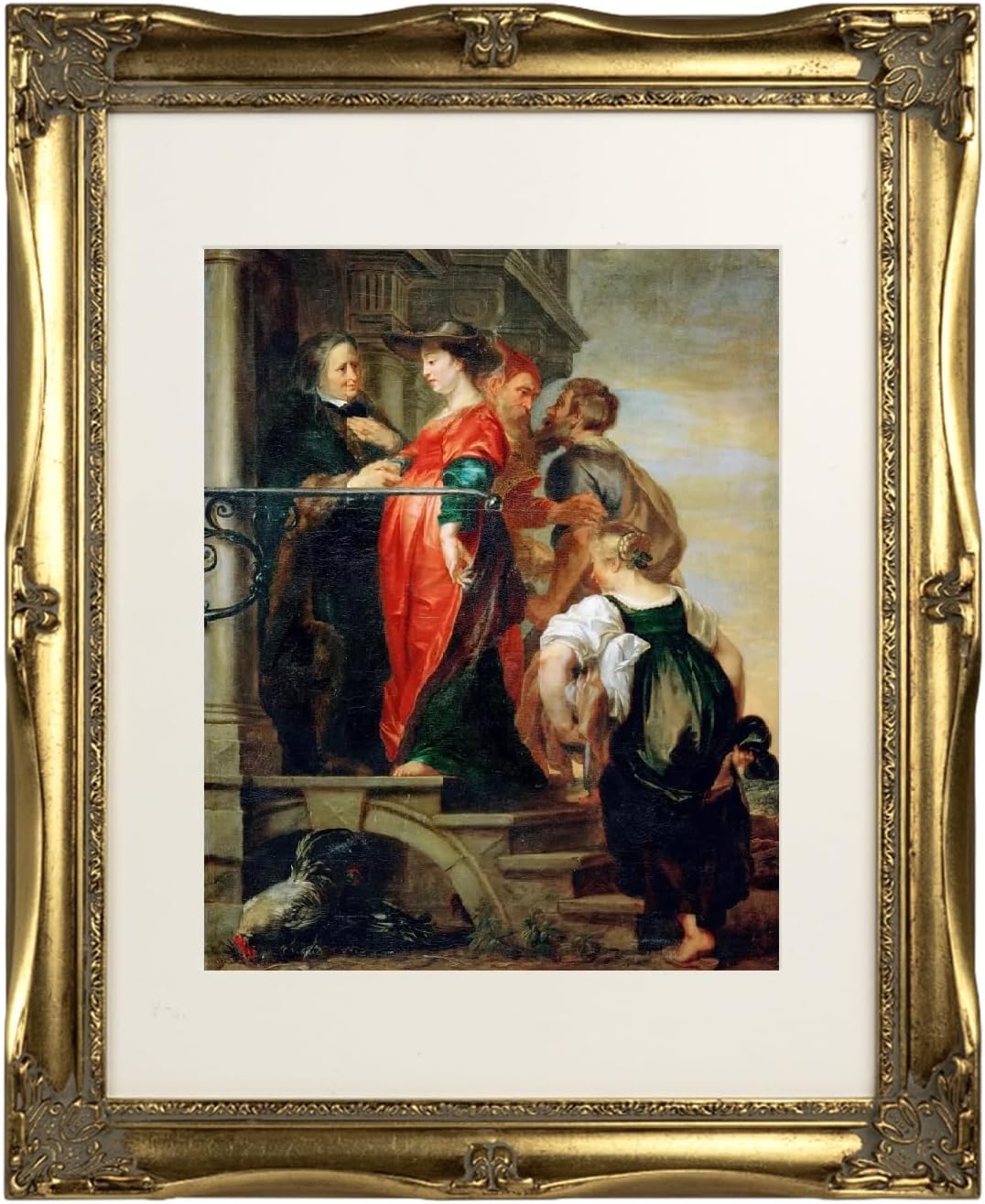 Louisa Vintage Gold Baroque Photo Frame