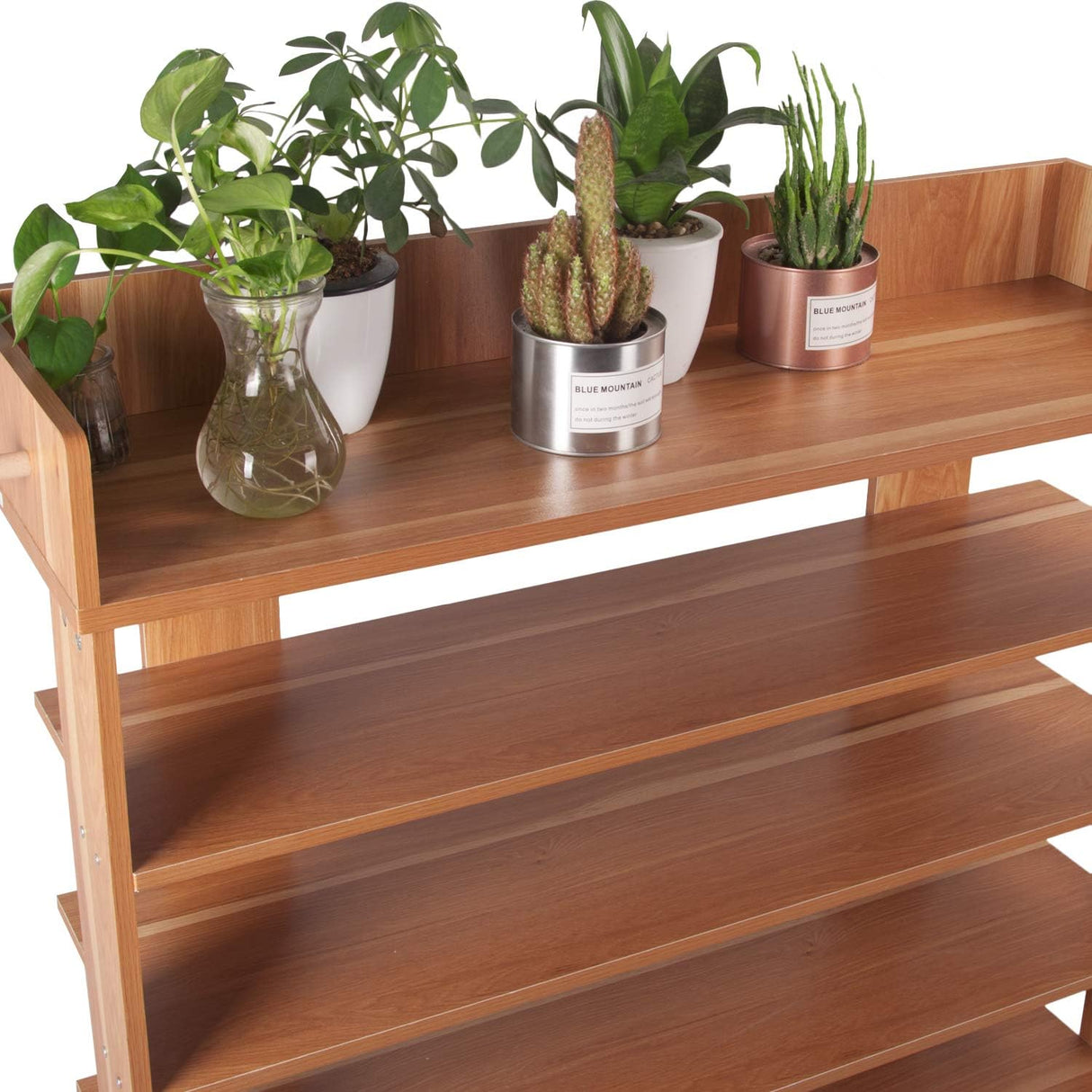 Emma 6 Tiers Wood Maple Rack