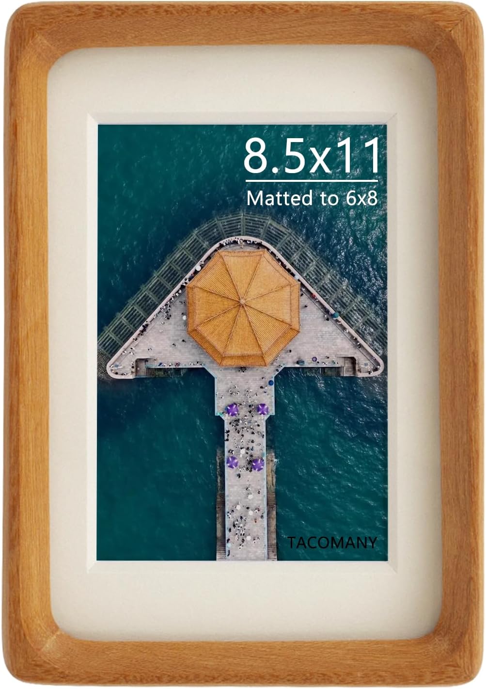 Carol Natural Wood Rectangle Picture Frame