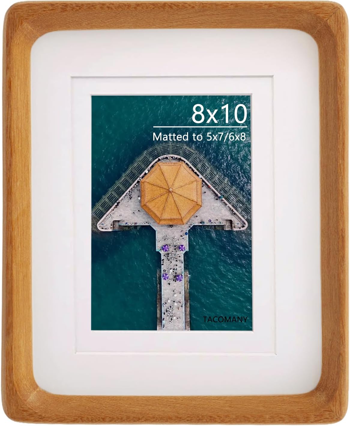 Carol Natural Wood Rectangle Picture Frame