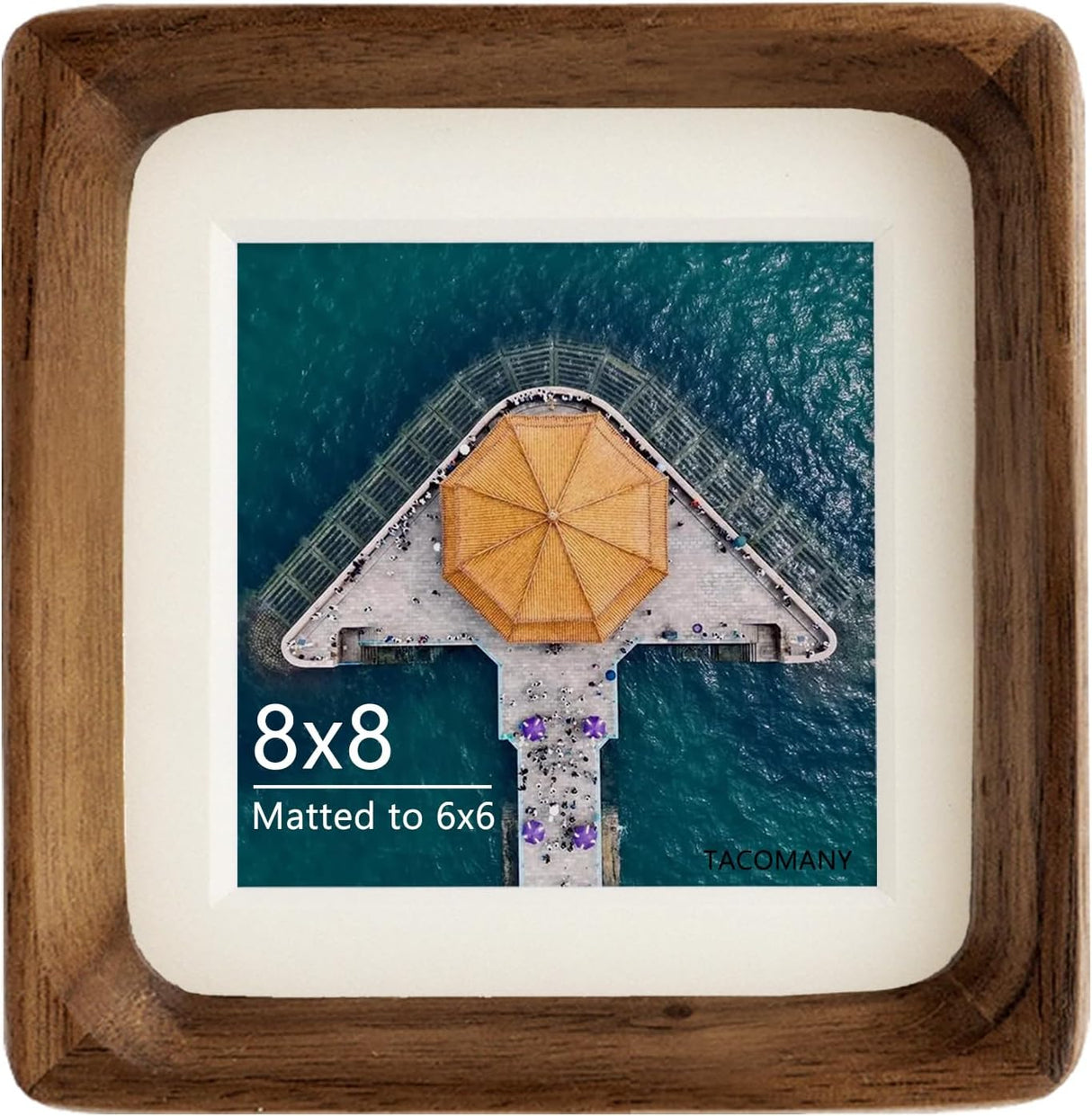 Carol Natural Wood Square Picture Frame