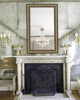 Georgia Vintage Gold Textured Mirror