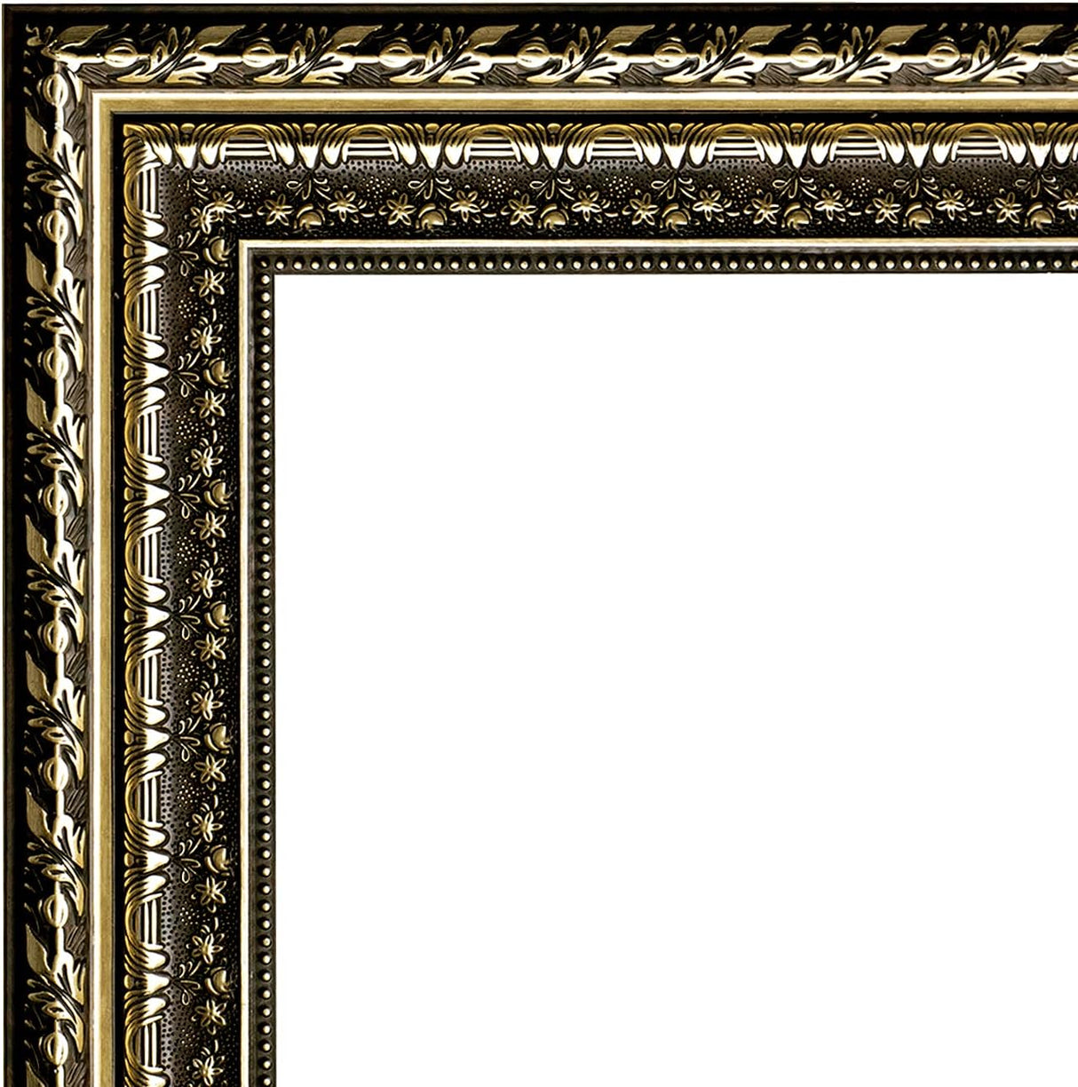 Georgia Vintage Gold Textured Mirror