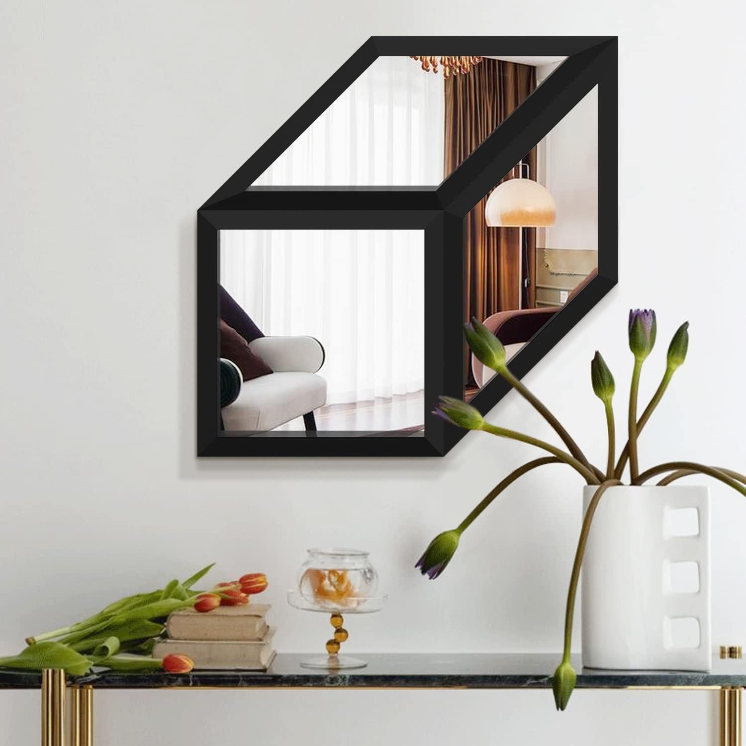 Hans & Alice Limited Edition Geometric DIY Wood Framed Glass
